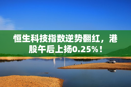 恒生科技指数逆势翻红，港股午后上扬0.25%！