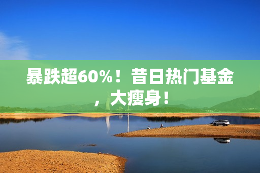 暴跌超60%！昔日热门基金，大瘦身！